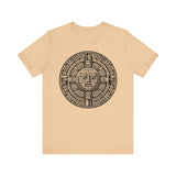 Sacred Aztec Calendar Face Unisex T-Shirt