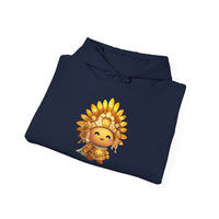 Chibi Inti Inca Sun God Cartoon Style Unisex Hoodie