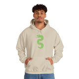 Jade Snake Spiral Unisex Hoodie