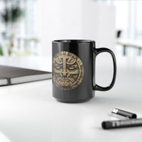 Andean Duality God Tribal Symbol Black Mug