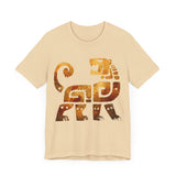 Aztec Jaguar Warrior Glyph Symbol Unisex T-Shirt