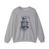Fierce Inca Warrior Ink Illustration Unisex Sweatshirt