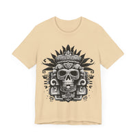 Ah Puch Death God Petroglyph Skull Unisex T-Shirt