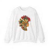 Aztec Warrior Head Illustration Unisex Sweatshirt