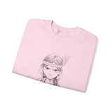 Brave Inca Girl Ink Warrior Portrait Unisex Sweatshirt