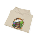 Leopard Aztec Pumpkin & Cactus Vibes Illustration Unisex Hoodie