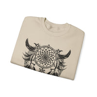 Tribal Thunderbird Sacred Symbol Illustration Unisex Sweatshirt