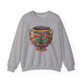 Mesoamerican Ornate Ceremonial Urn Unisex Sweatshirt