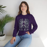 Obsidian Blade Warriors Aztec Glyph Style Unisex Sweatshirt