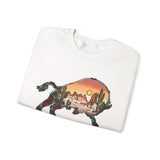 Aztec Buffalo Desert Sunset Silhouette Unisex Sweatshirt