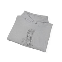 Brave Inca Girl Ink Warrior Portrait Unisex Hoodie