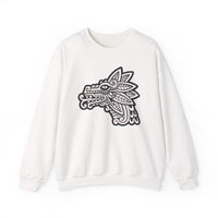 Quetzalcóatl Serpent Head Illustration Unisex Sweatshirt