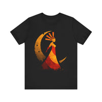 Mama Killa Inca Moon Goddess Glyph Style Unisex T-Shirt