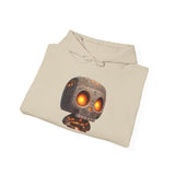Glow-Eyed Tribal Stone Skull Unisex Hoodie