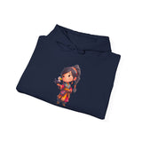Chibi Inca Girl with Baby Condor Unisex Hoodie