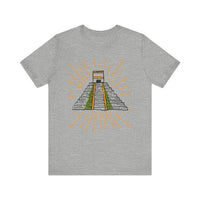 Mexico Monument Chichen Itzá Doodle Unisex T-Shirt