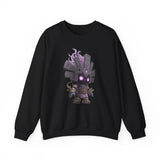 Shadow Aztec God with Glowing Eyes Unisex Sweatshirt