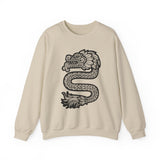 Dragon Aztec Illustration Unisex Sweatshirt
