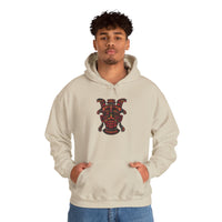Aztec Fire Warrior Mask Unisex Hoodie
