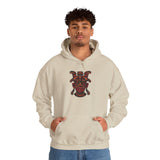 Aztec Fire Warrior Mask Unisex Hoodie