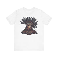 Tribal Feather Headdress Warrior Unisex T-Shirt