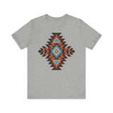 Boho Aztec Geometric Totem Pattern Illustration Unisex T-Shirt