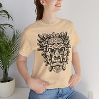 Aztec-Inspired Tlaloc God Tribe Graphic Unisex T-Shirt