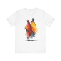 Andean Couple Poncho Art Unisex T-Shirt