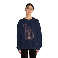 Cyber Temple Techno Priest Pixel Art Unisex Sweatshirt