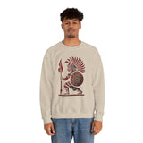 Young Warrior Glyph Pre-Hispanic Style Unisex Sweatshirt