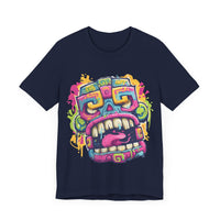 Graffiti Mayan Skull Cartoon Style Unisex T-Shirt