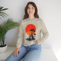 Tikal Sunset Temple Minimalist Art Unisex Sweatshirt