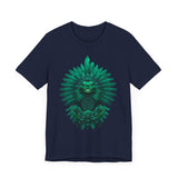 Quetzalcoatl Feathered Serpent God Dark Portrait Unisex T-Shirt