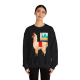 Sacred Llama of the Inca Andes Unisex Sweatshirt