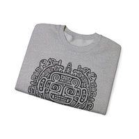 Mythic Mayan God Symbol Unisex Sweatshirt