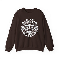 Andean Dual God Symmetry Tribal Glyph Style Unisex Sweatshirt