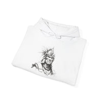 Inca Warrior Line Art Tribal Design Unisex Hoodie