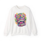 Graffiti Mayan Skull Cartoon Style Unisex Sweatshirt