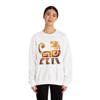 Aztec Jaguar Warrior Glyph Symbol Unisex Sweatshirt