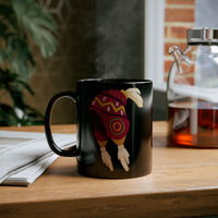 Peru Culture Ethnic Chullo Black Mug