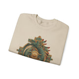 Quetzalcoatl Feathered Sun Glyph Unisex Sweatshirt