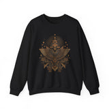 Viracocha Sacred Glyph Abstract Crown Symbol Unisex Sweatshirt