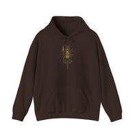 Golden Shaman Tribal Symbol Line Art Unisex Hoodie