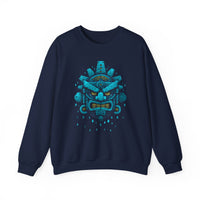 Tlaloc Rain God Tribal Glyph Style Unisex Sweatshirt