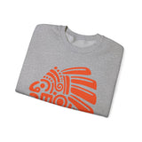 PreColumbian Aztec Head Icon Unisex Sweatshirt