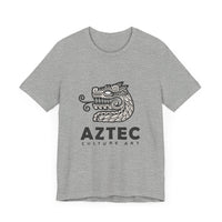 Modern Quetzalcóatl Serpent Head Logo Design Unisex T-Shirt
