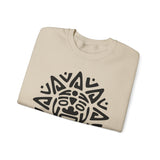 Mesoamerican Sun Face Unisex Sweatshirt