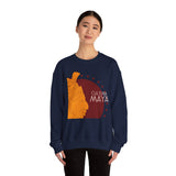 Maya Culture Profile Portrait Unisex Sweatshirt