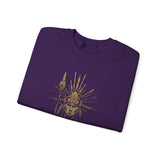 Golden Shaman Tribal Symbol Line Art Unisex Sweatshirt