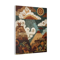 Tlaloc Rain Blessing Mural Canvas